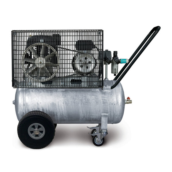 Mobiler Kolbenkompressor für Handwerker mit Riemenantrieb Aircraft AIRPROFI 401/50