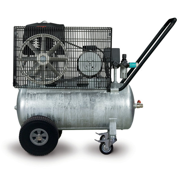 Mobiler Kolbenkompressor für Handwerker mit Riemenantrieb Aircraft AIRPROFI 503/50 P
