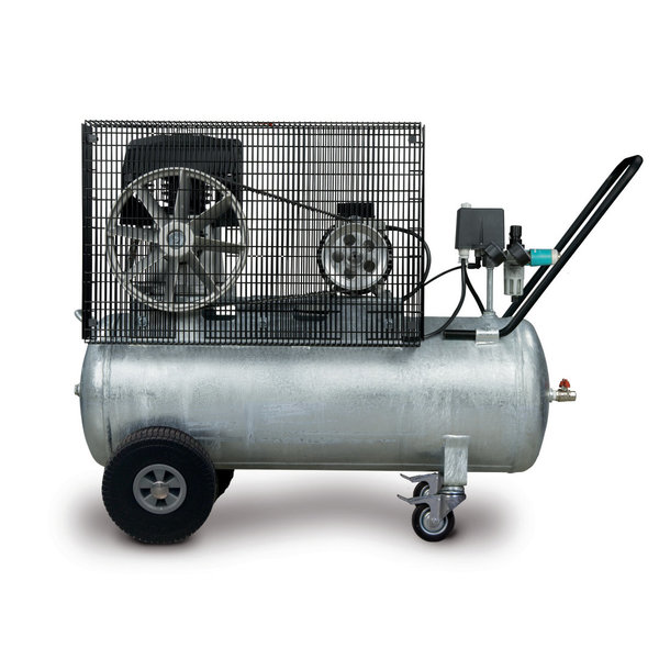 Mobiler Kolbenkompressor für Handwerker mit Riemenantrieb Aircraft AIRPROFI 503/100 P