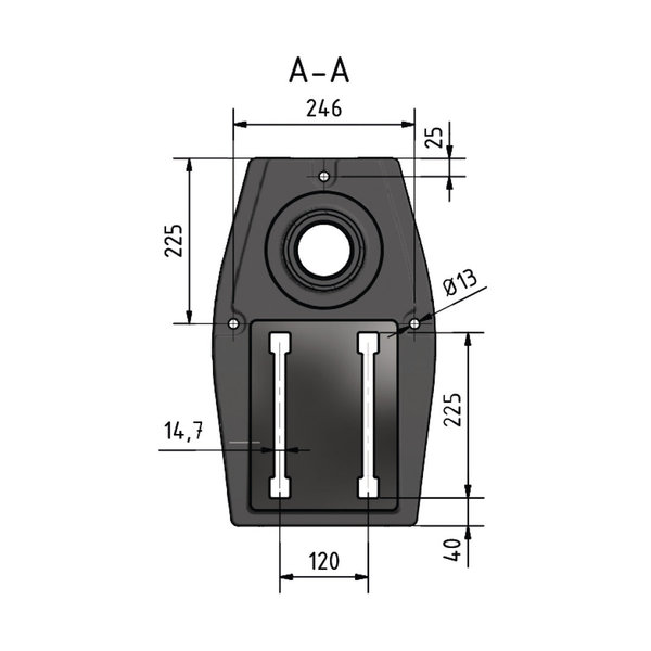 Säulenbohrmaschine Optimum OPTIdrill DP 26-F (400 V) Set - Mit Schraubstock, Keilriemen, 400V, 750W