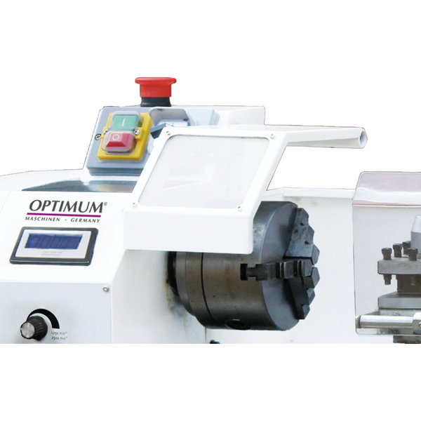 Drehmaschine Optimum OPTIturn TU 2406 (400 V) - inkl. Dreibacken-Drehfutter