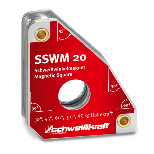 Permanent-Schweißwinkelmagnet Schweißkraft SSWM 20