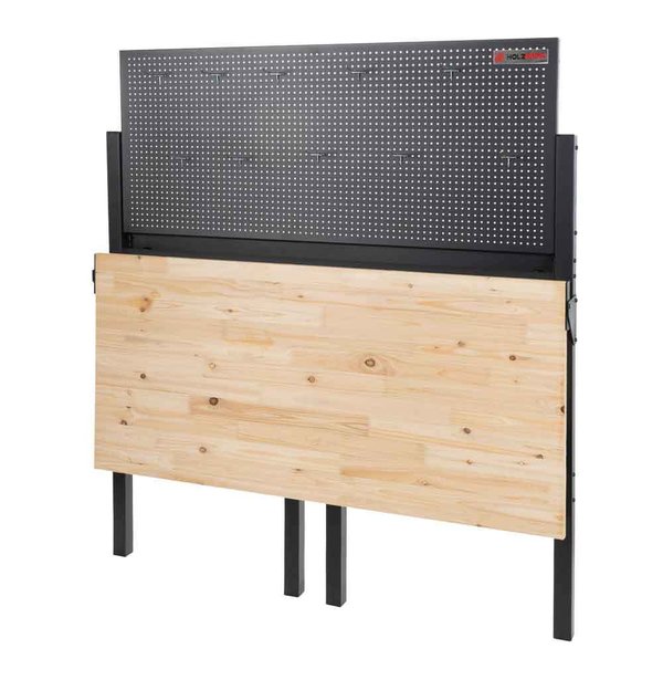 Holzmann Werkbank klappbar WB142FOLD - klappbarer Arbeitstisch, max 150kg, Arbeitsplatte aus Holz