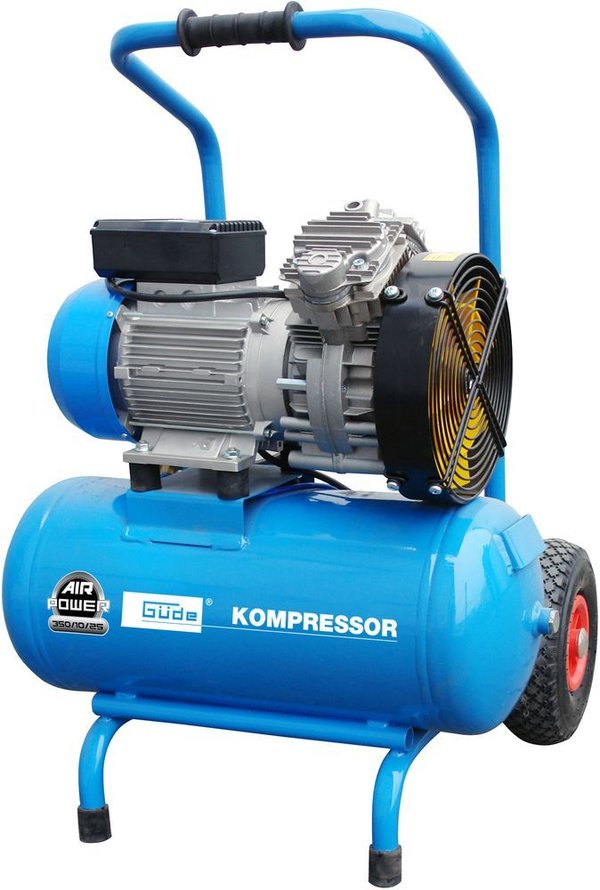 Güde Kompressor Druckluftkompressor Ölfrei Wartungsarm Airpower 350/10/25 extra leise 73 dB(A)