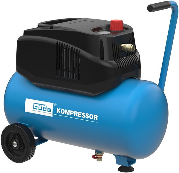 Güde Kompressor Druckluftkompressor Ölfrei Wartungsarm 190/08/24 Zahnriemenantrieb Entlastungsventil