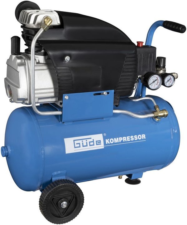 Güde Kompressor Druckluftkompressor 231/10/24 ölgeschmiert Direktantrieb 1,5kW 10bar 24l-Kessel