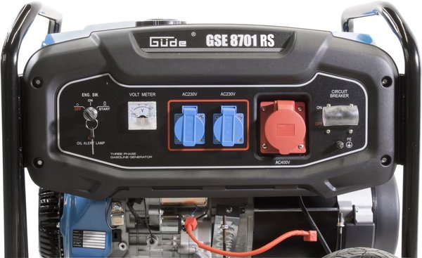 Güde Generator Stromerzeuger GSE 8701 RS 230/400V 7,8kW 13PS Reversierstart + E-Start  Art.Nr. 40731